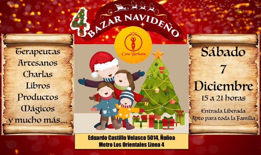 4to Bazar Navideño Casa Berkana 2019