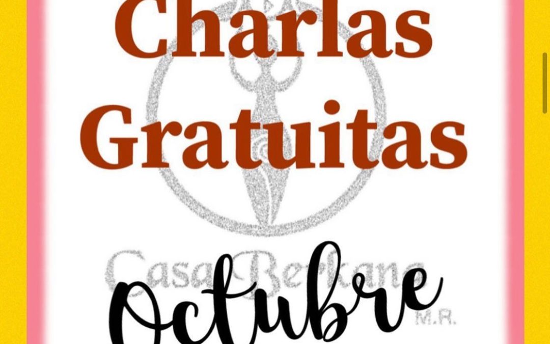 Charlas Gratuitas Mes de Octubre Online en Casa Berkana