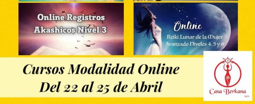 Cursos Modalidad Online del 22 al 25 de Abril