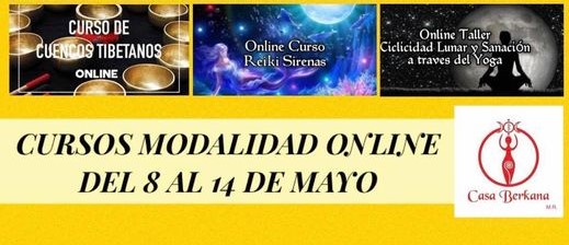 ¡Cursos Modalidad Online Del 8 Al 14 De Mayo!