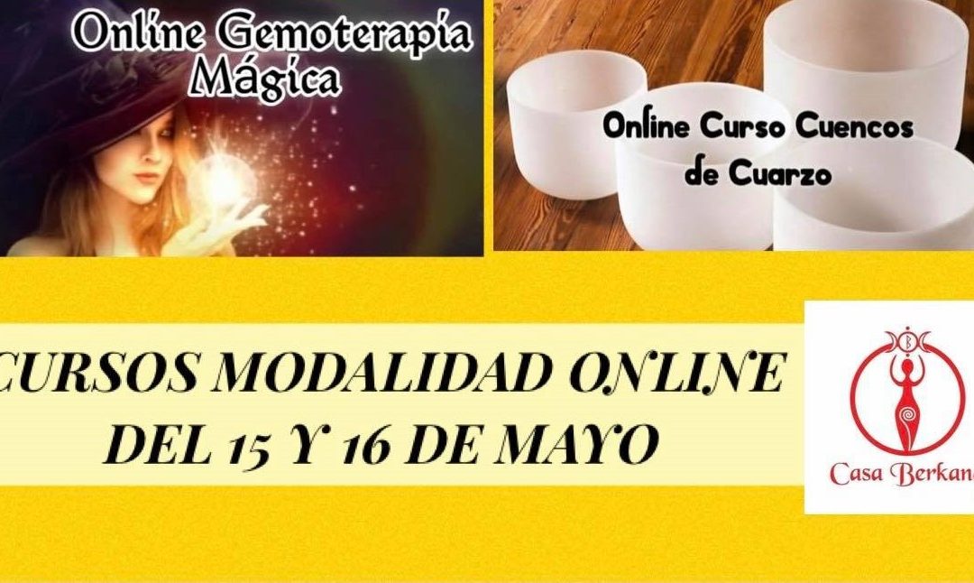 ¡Cursos Modalidad Online Del 15 y 16 De Mayo!