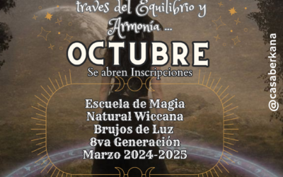 Escuela de Magia Natural Wiccana Bruj@s de Luz 8va Generación Año 2024- 2025