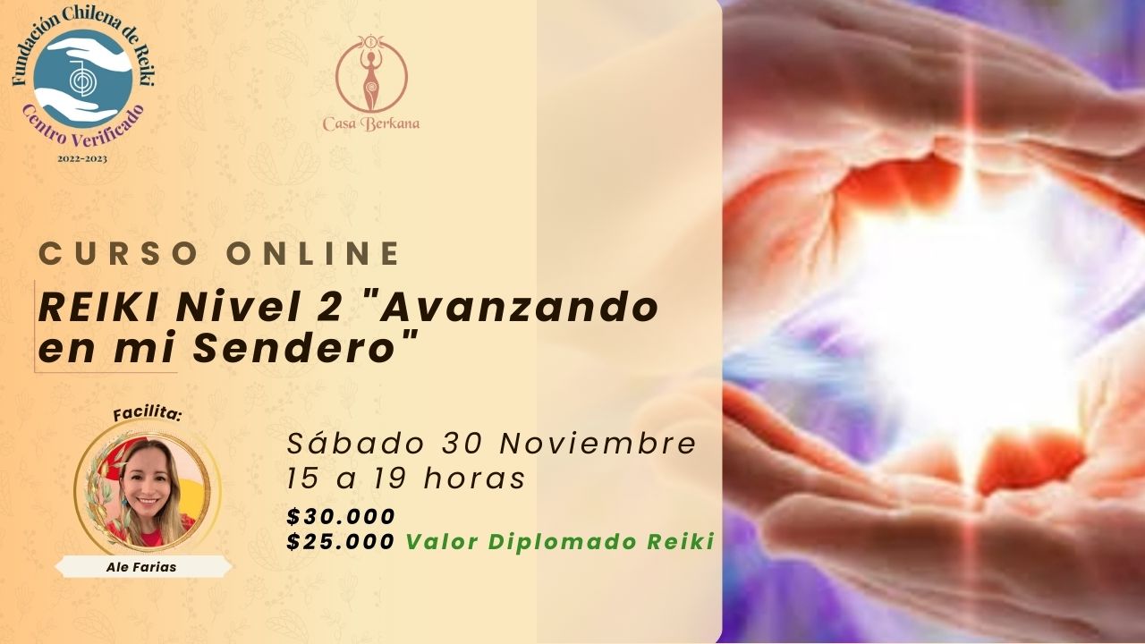 Online Curso Reiki Nivel 2 «Avanzando en mi sendero»