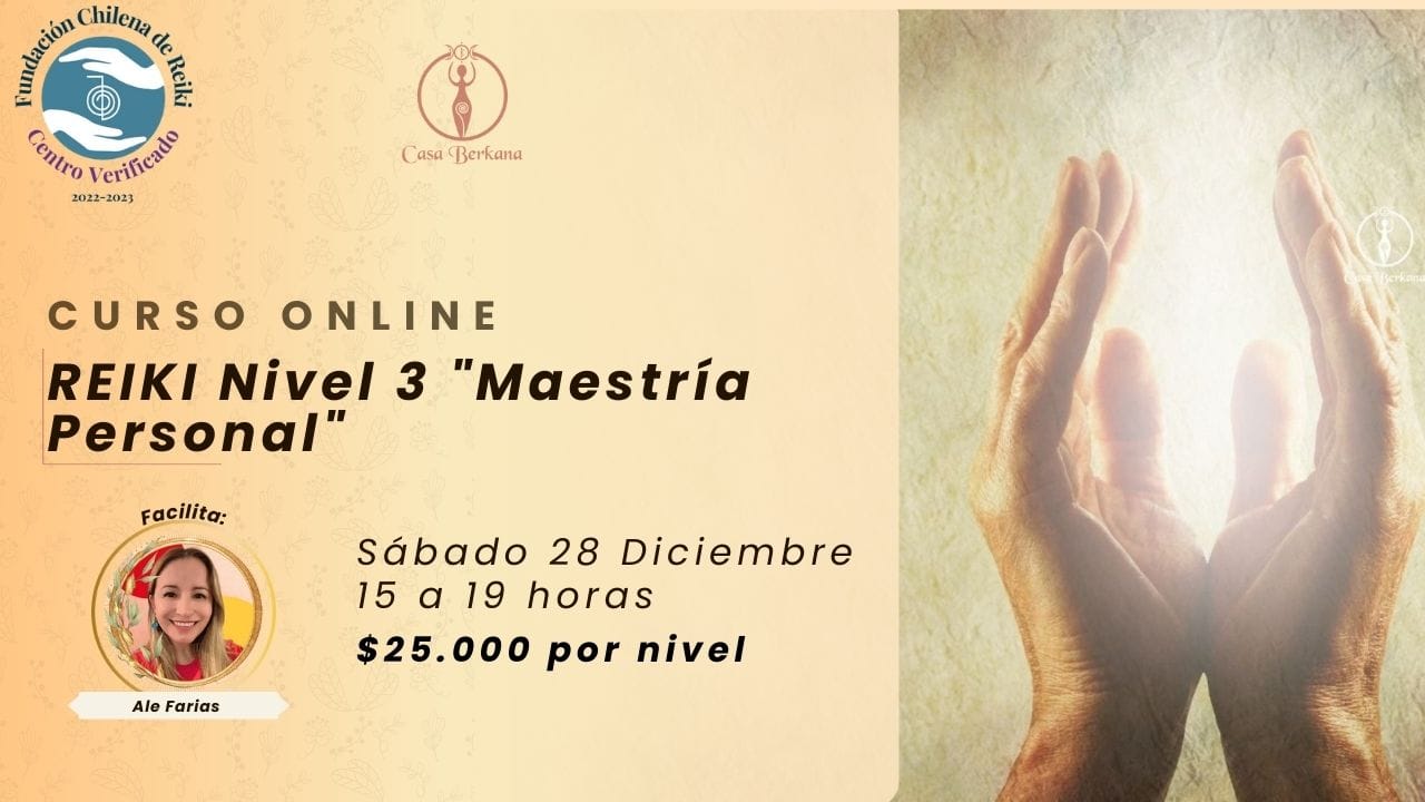 Online Curso de Reiki Nivel 3 «Maestría Personal»