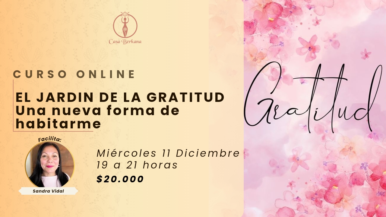 Online Taller «El Jardín de la Gratitud»