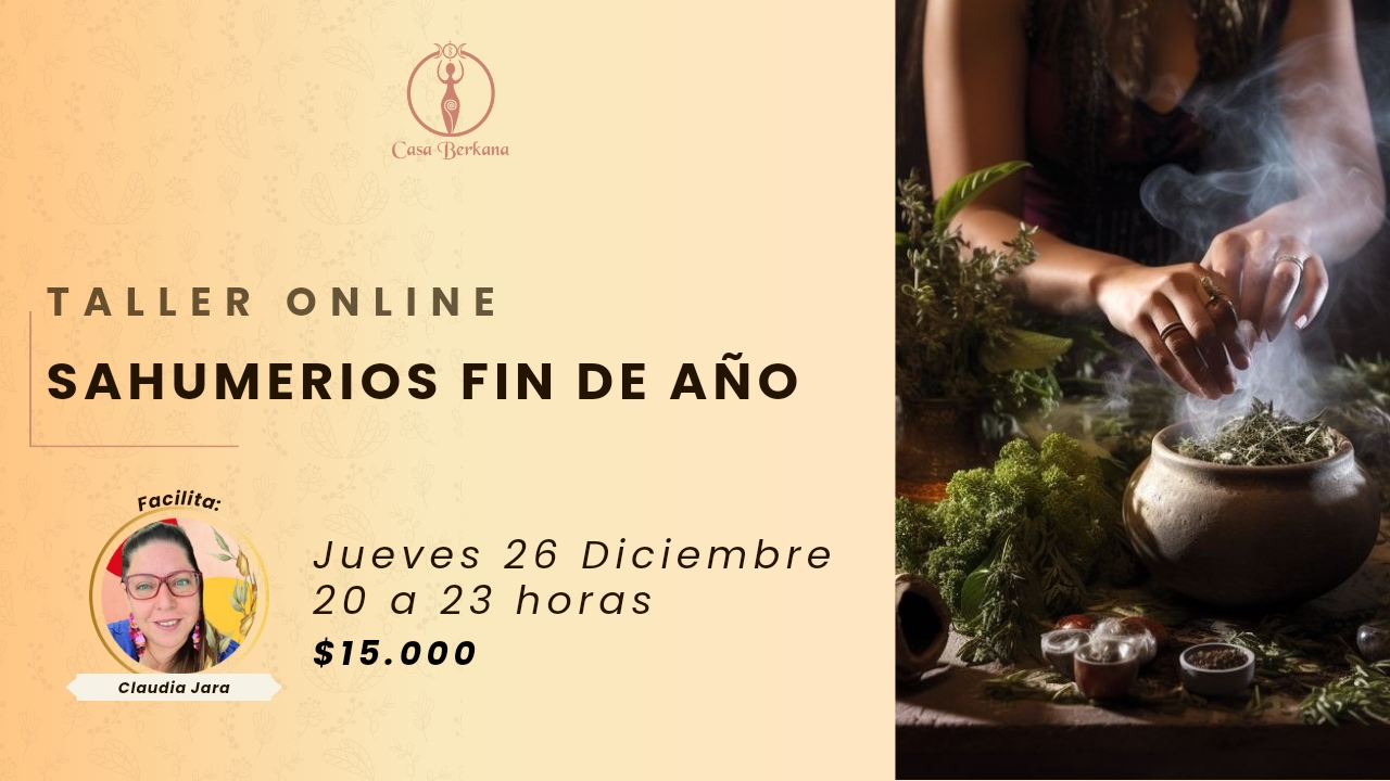 Online Taller Sahumerios Fin de Año