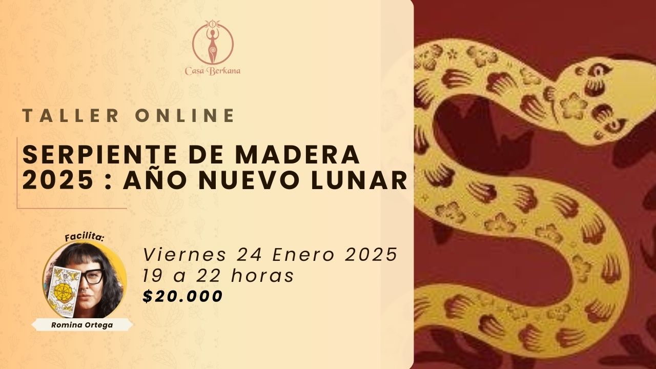 Online Taller Serpiente de Madera 2025: Año Nuevo Lunar