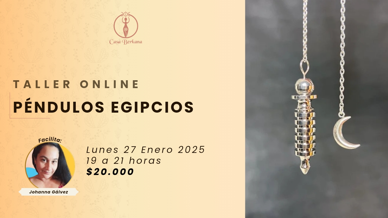 Online Taller Péndulos Egipcios