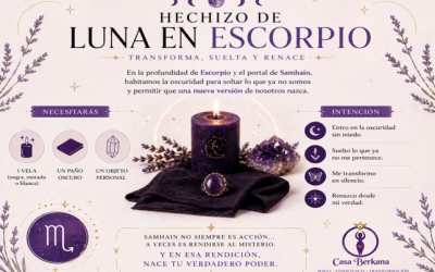 Ritual de Utero Oscuro: Renacer en Samhain y Luna en Escorpio 