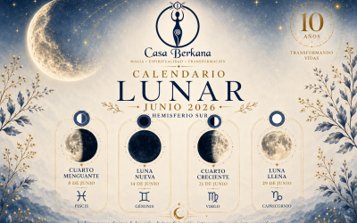 Calendario Lunar de Junio 2026 | Hemisferio Sur