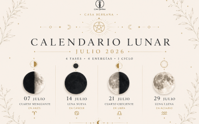 Calendario Lunar Julio 2026